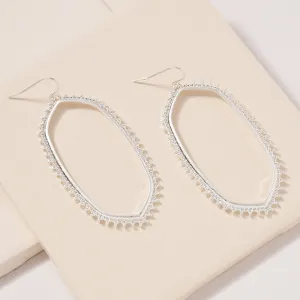 Geometric Metal Dangling Earrings