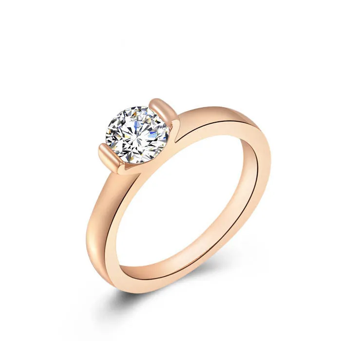 Gift Swiss CZ To Girlfriend Gifts RING ,top quality wedding rings,100% hand made fashion jewelry