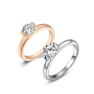 Gift Swiss CZ To Girlfriend Gifts RING ,top quality wedding rings,100% hand made fashion jewelry