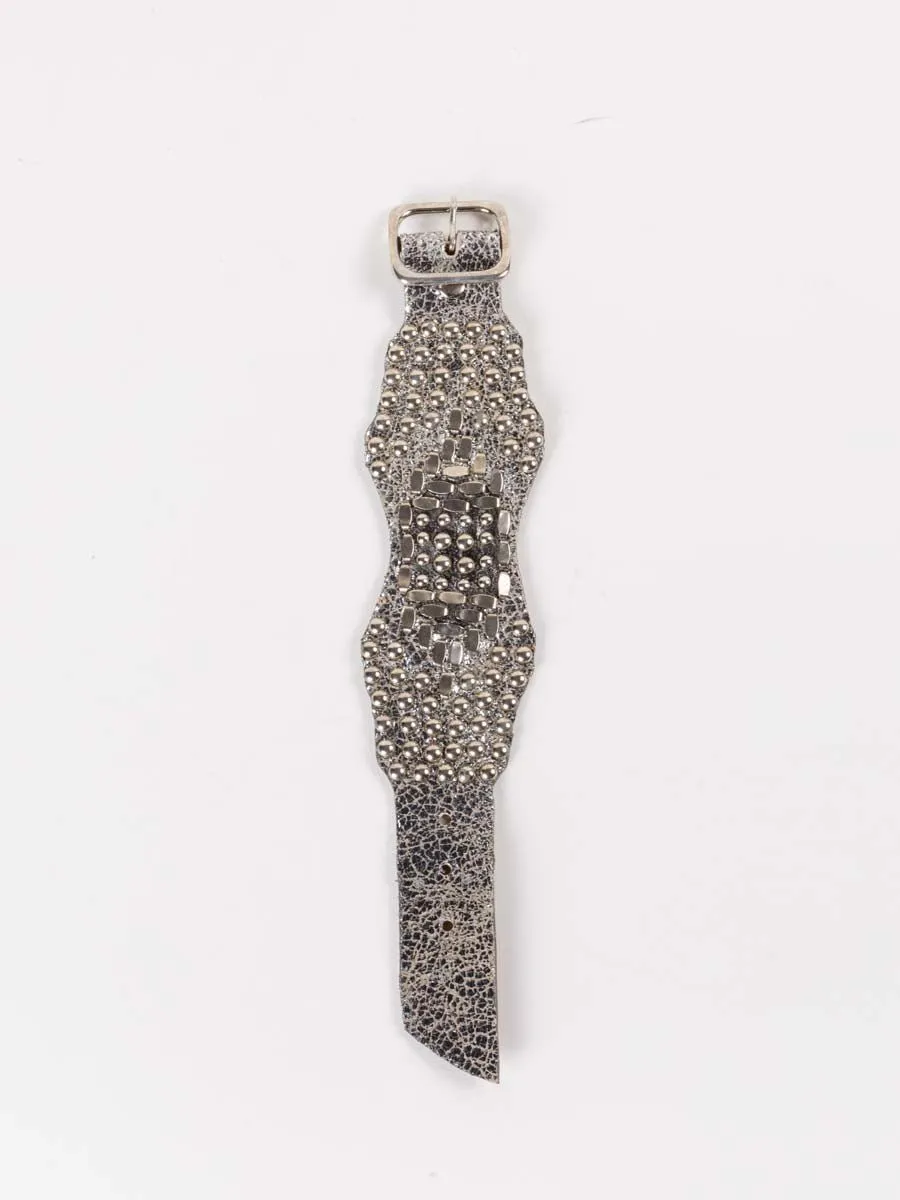 gina cuff - silver sheen