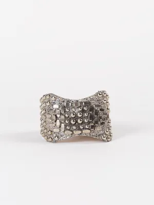 gina cuff - silver sheen