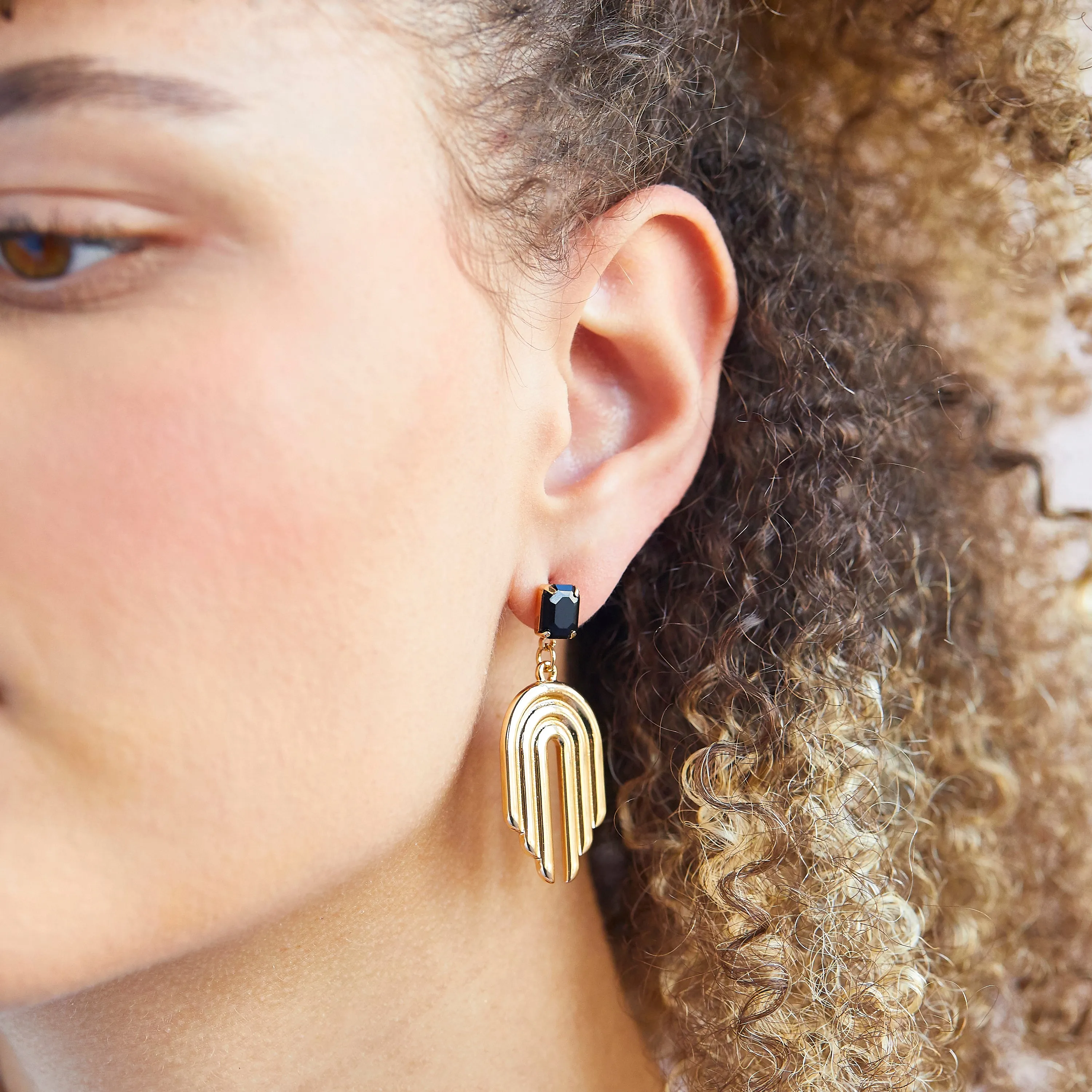Ginger Earrings in Gold