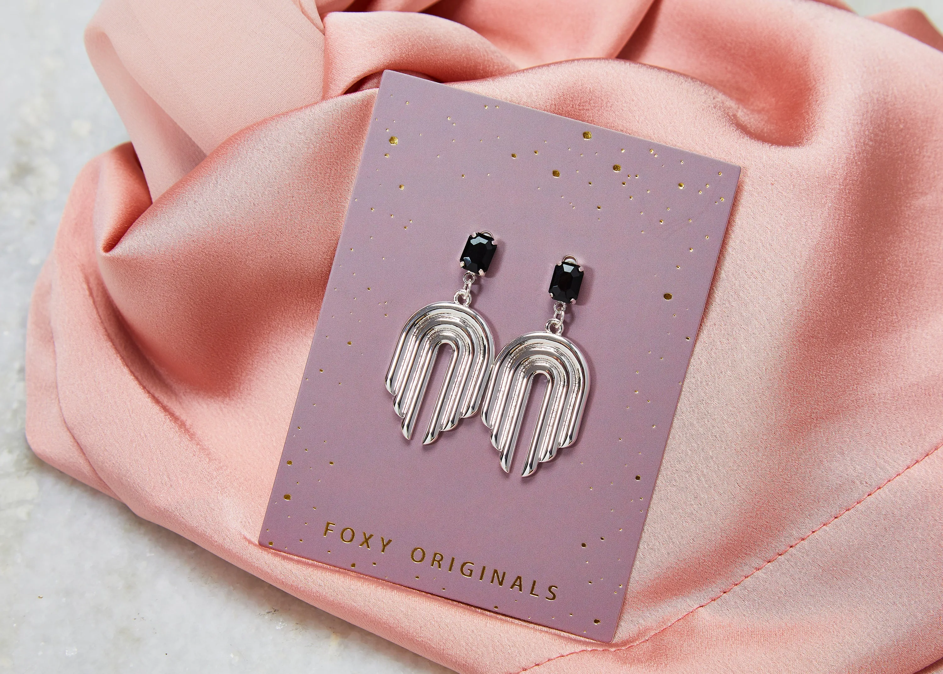 Ginger Earrings in Silver