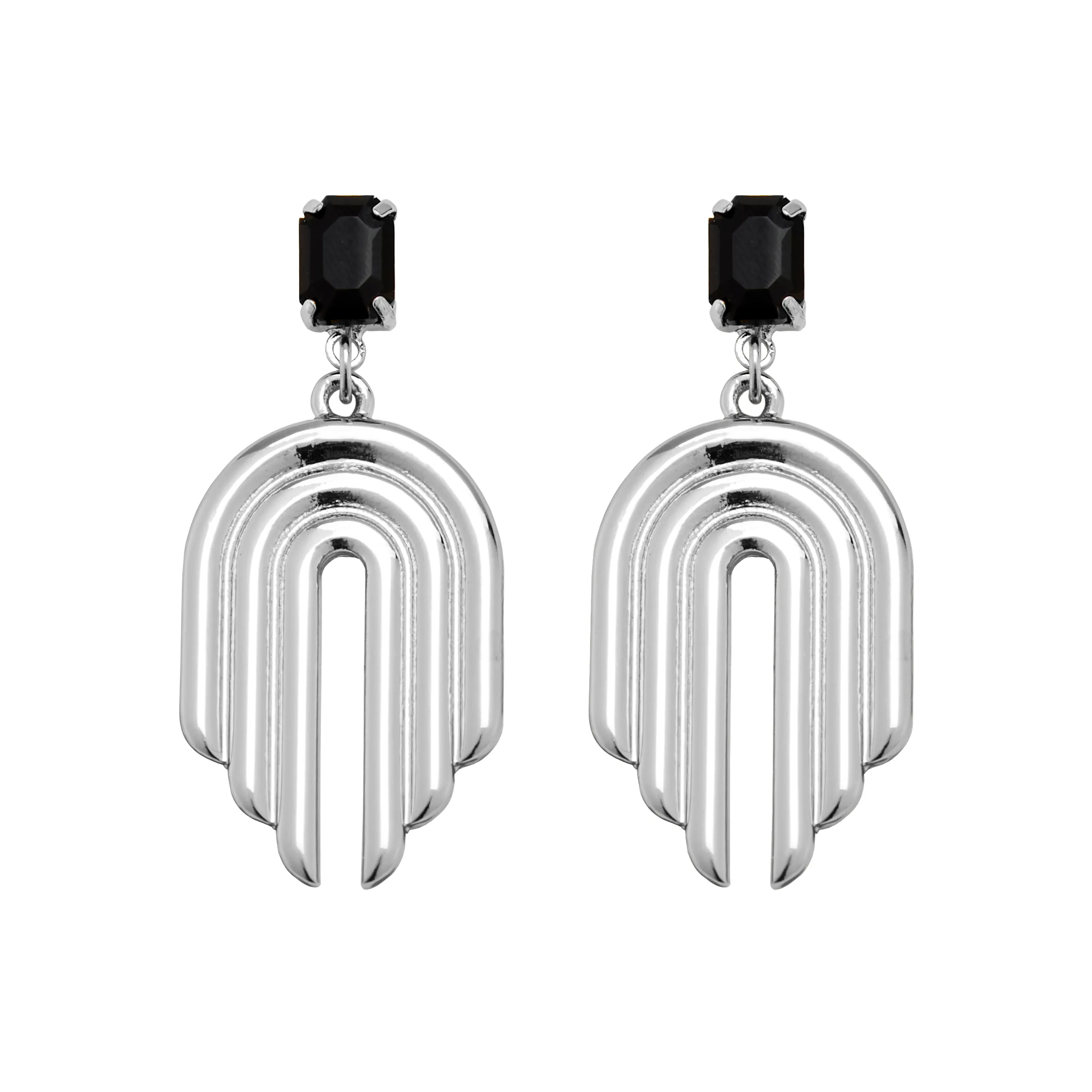 Ginger Earrings in Silver