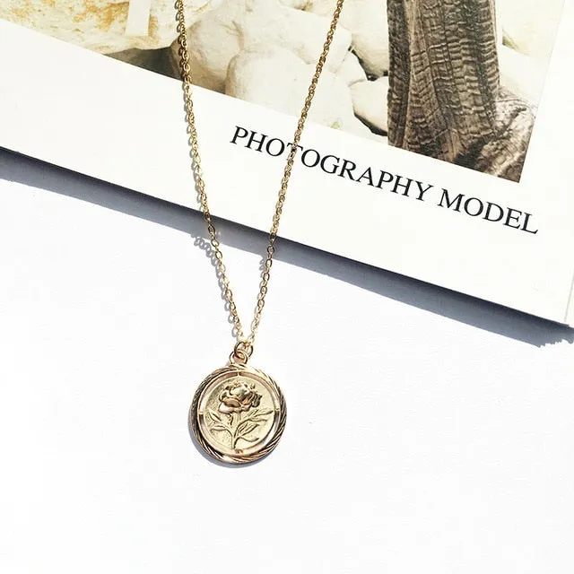 Gold Coin Necklaces