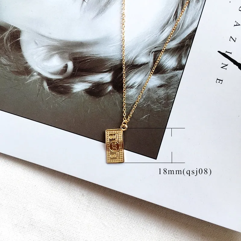 Gold Coin Necklaces