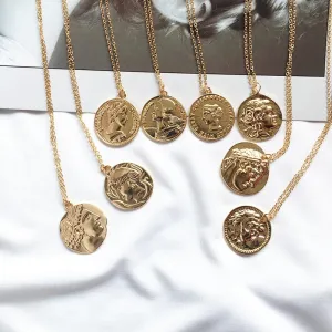 Gold Coin Necklaces
