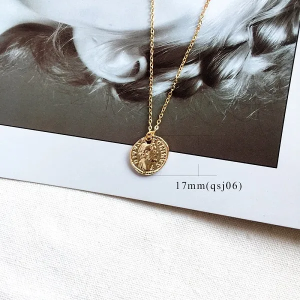 Gold Coin Necklaces