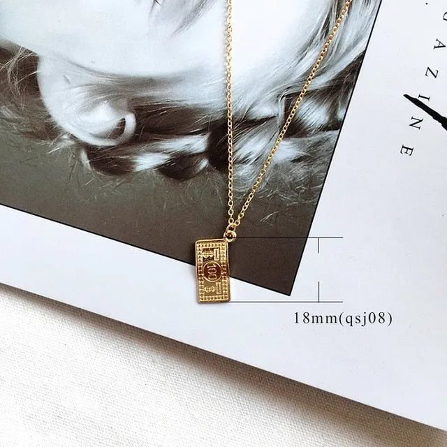 Gold Coin Necklaces