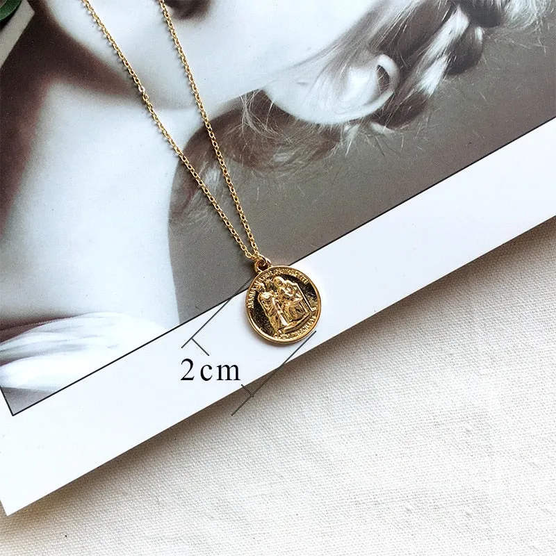 Gold Coin Necklaces