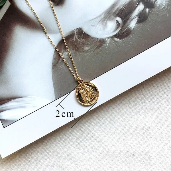 Gold Coin Necklaces