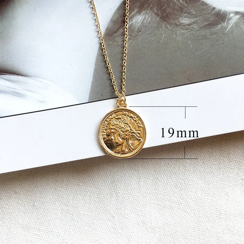 Gold Coin Necklaces