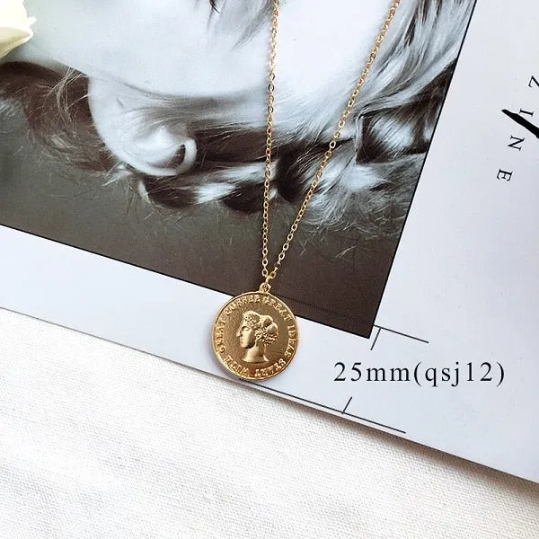 Gold Coin Necklaces