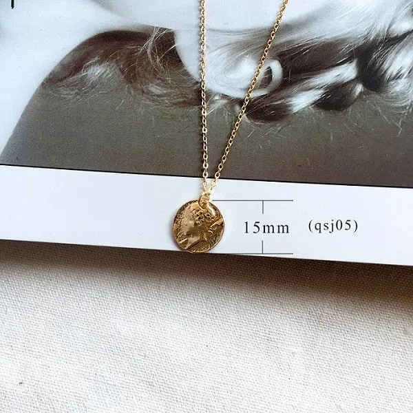 Gold Coin Necklaces