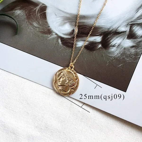 Gold Coin Necklaces