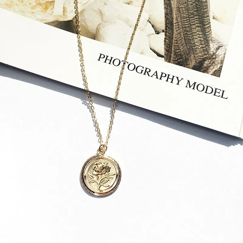 Gold Coin Necklaces