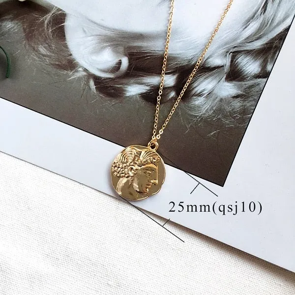 Gold Coin Necklaces