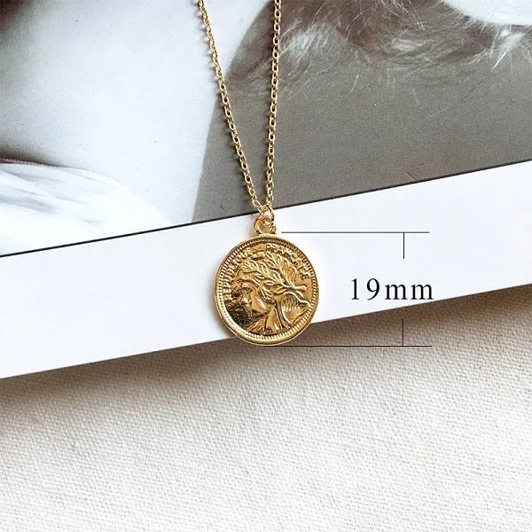 Gold Coin Necklaces