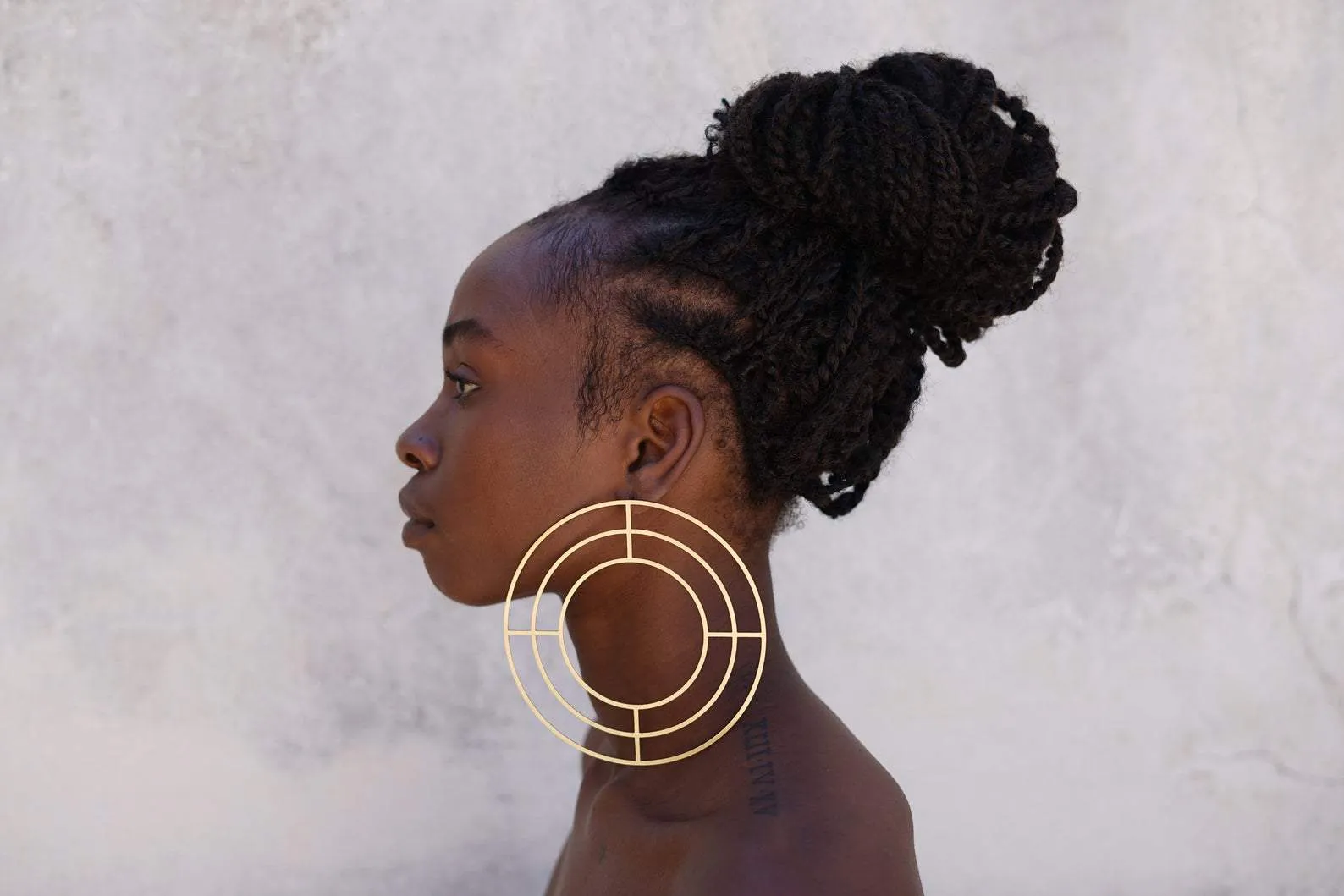 GOLD Geometric Oversized Earrings