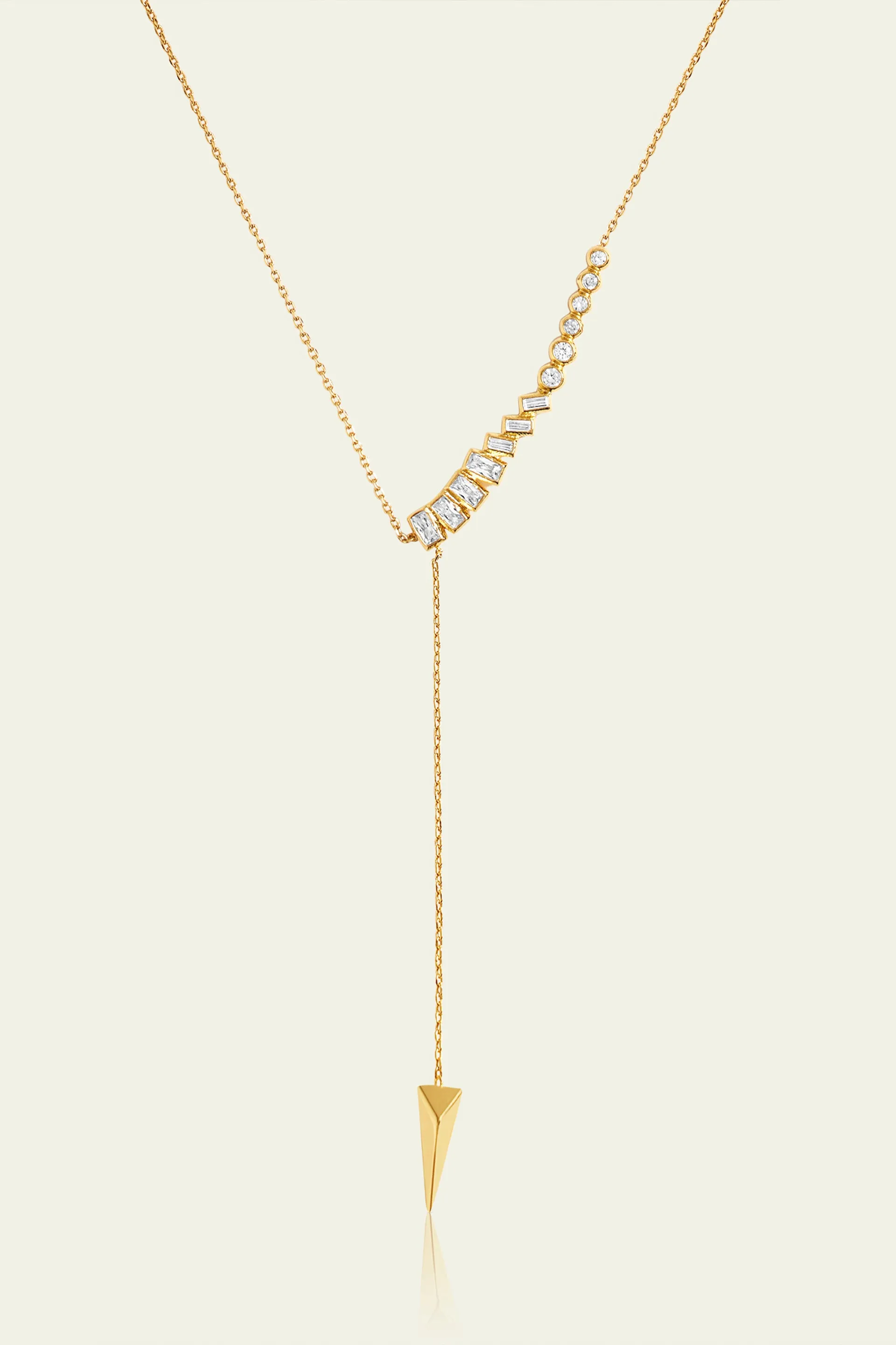 Gold Spiked Lariat