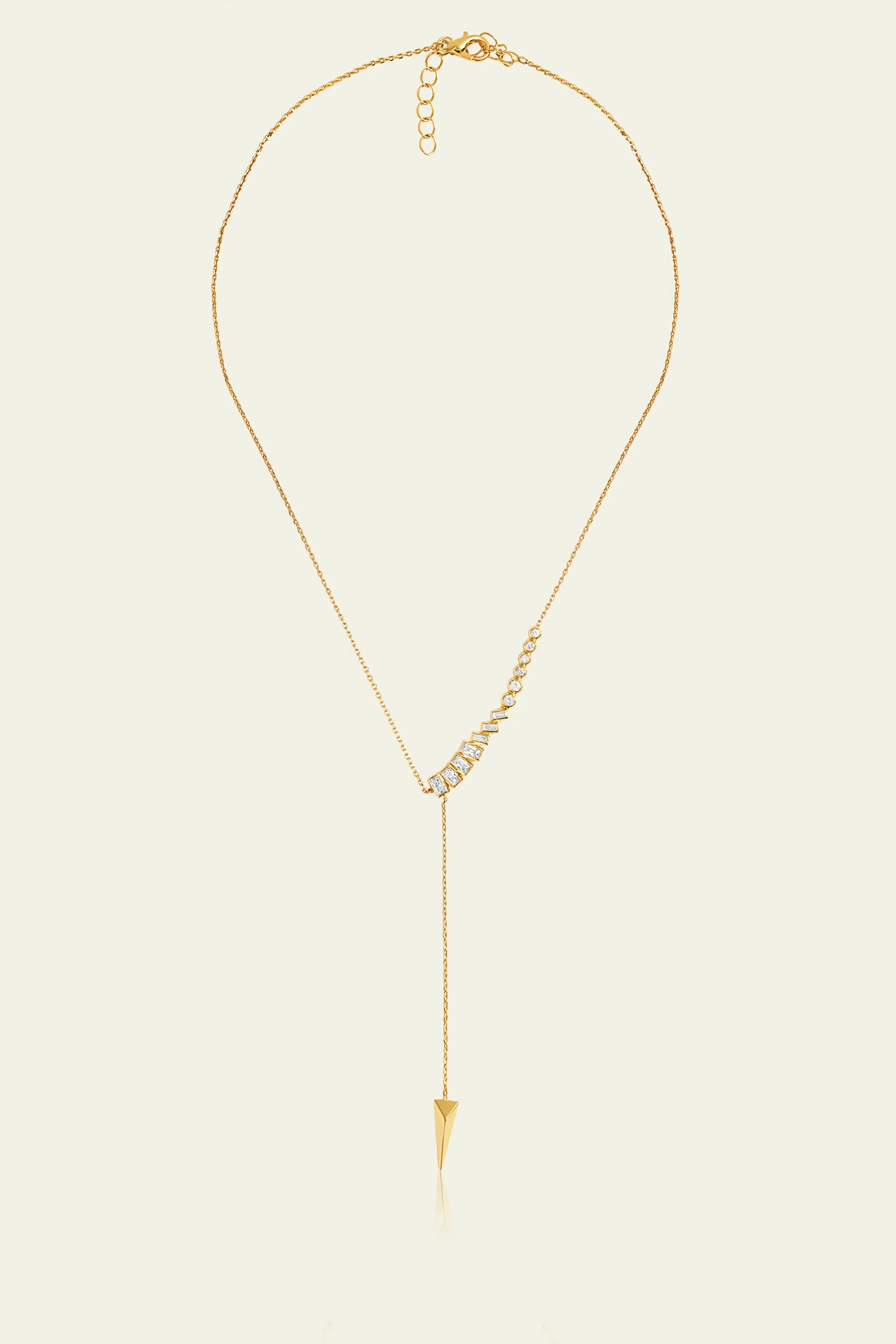 Gold Spiked Lariat