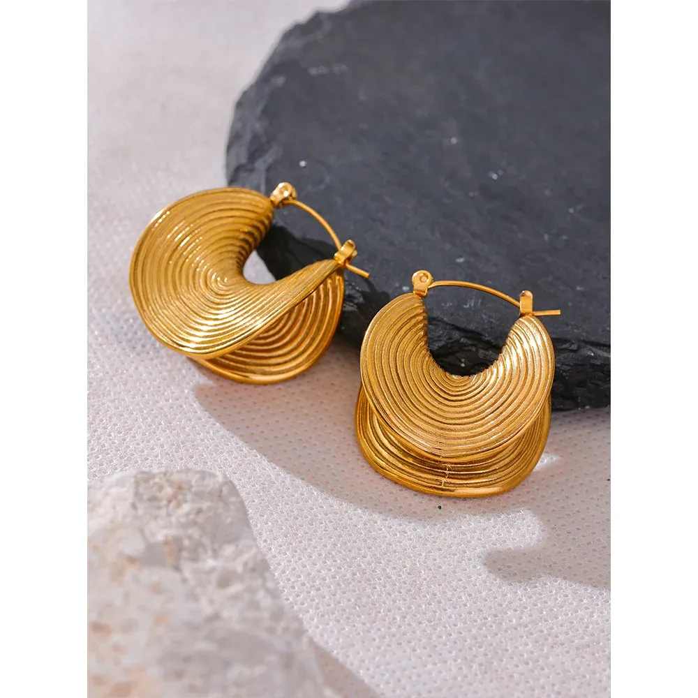 Gold Statement Earrings