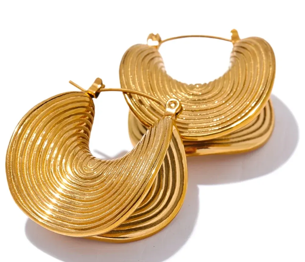 Gold Statement Earrings