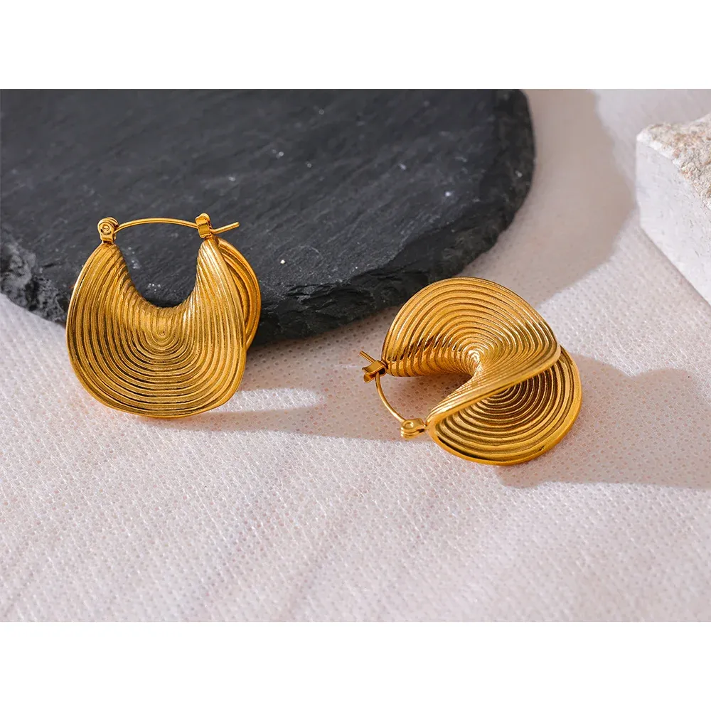 Gold Statement Earrings