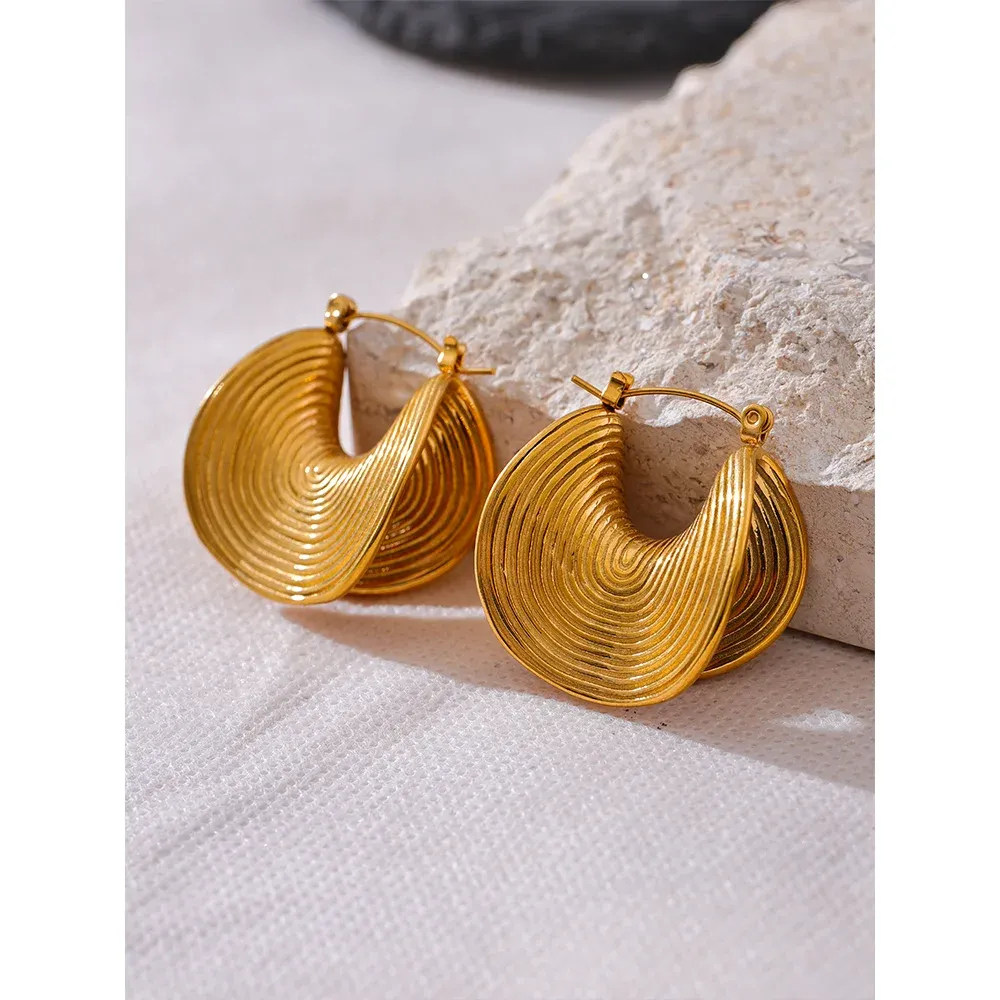 Gold Statement Earrings