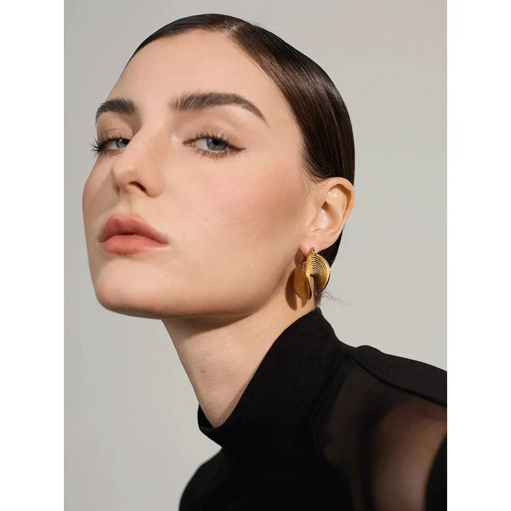 Gold Statement Earrings