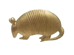 Gold Toned Armadillo Adjustable Size Fashion Ring