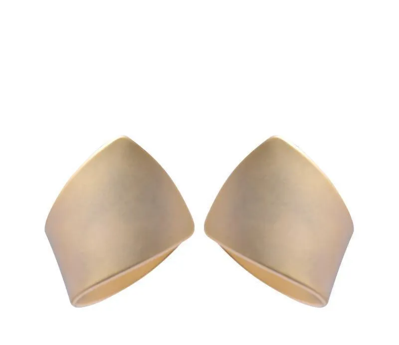 Golden Geometric Earrings