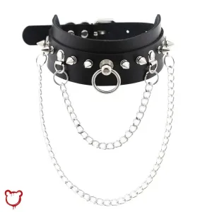 Gothic Spiked Choker Necklace