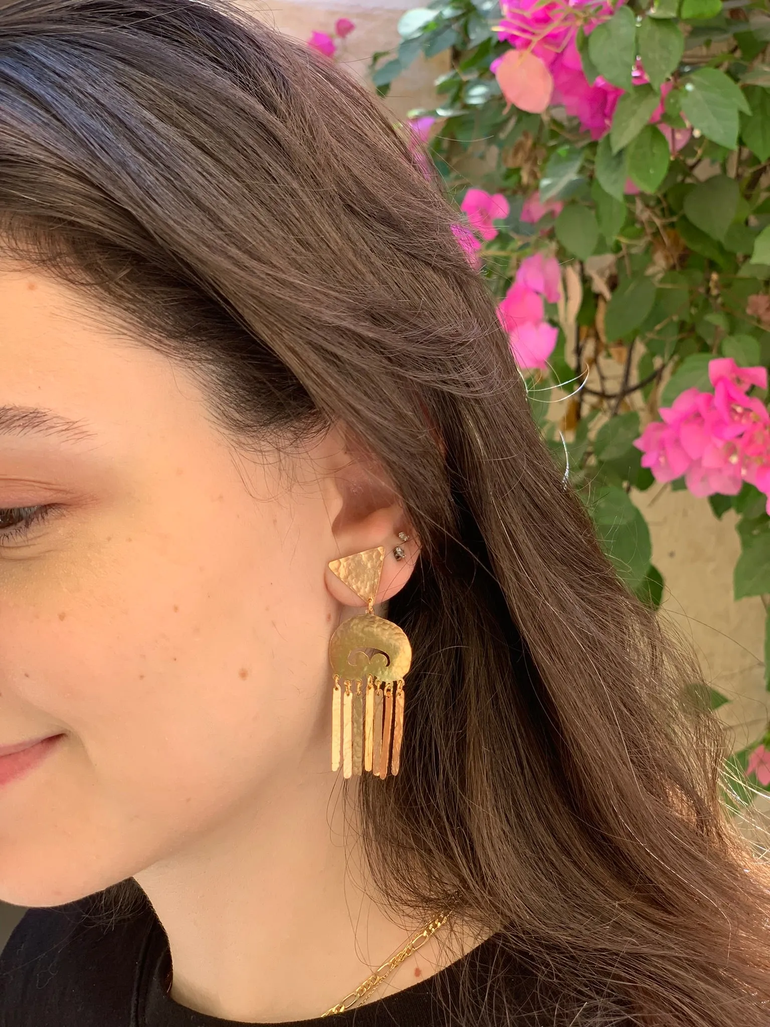 Greco Roman Handmade Silver Earrings