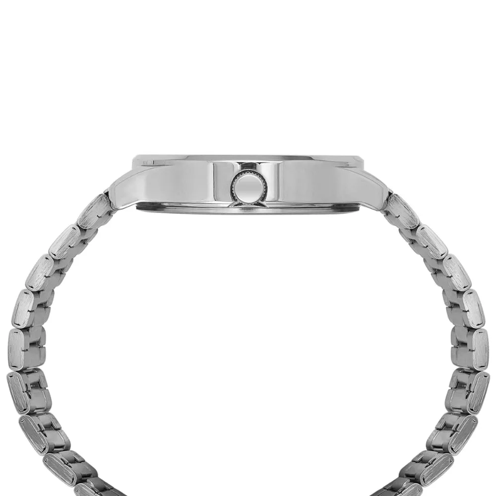 Helix By Timex Blue Round Analog Stainless Steel Watch Men -TW043HG17