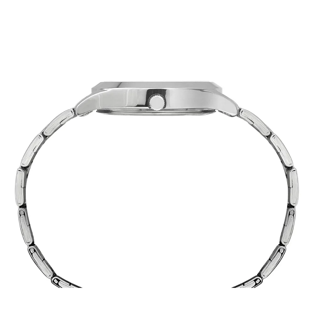 Helix By Timex Red Round Analog Stainless Steel Watch Women -TW060HL03T