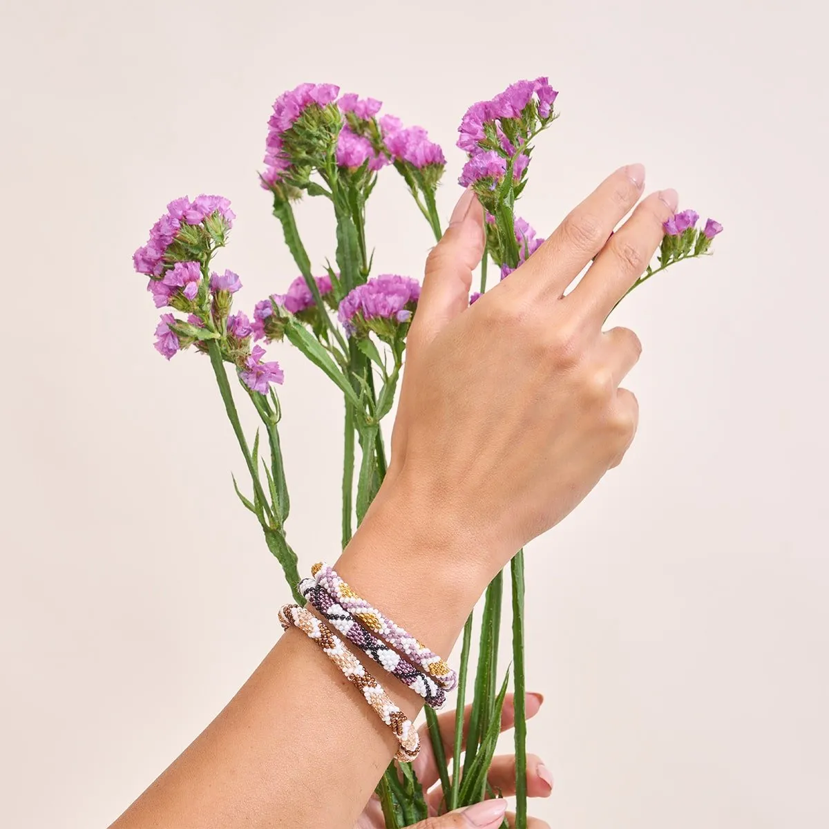 Hippolyta | Himalayan Glass Bead Bracelet