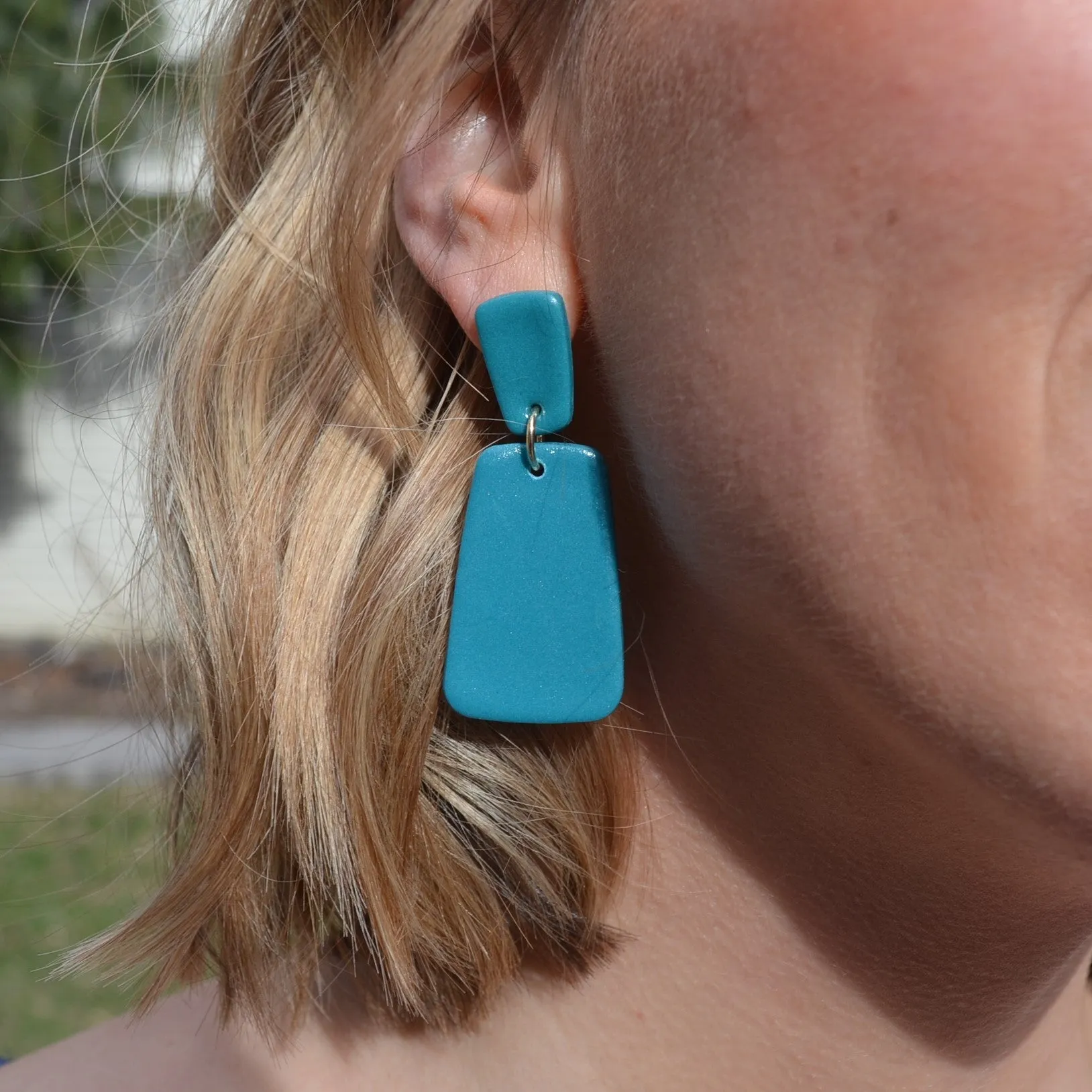 Hit Me Like A Snare Statement Earrings
