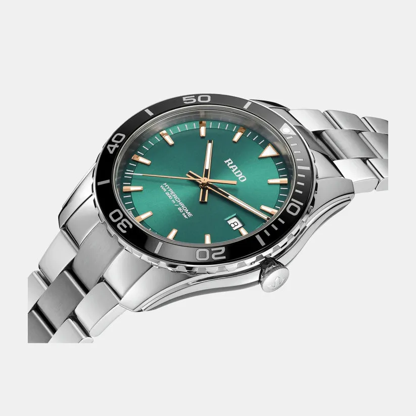 HyperChrome Men Quartz Turquoise Dial Analog Stainless Steel Watch R32156313