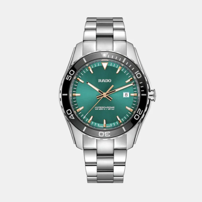 HyperChrome Men Quartz Turquoise Dial Analog Stainless Steel Watch R32156313