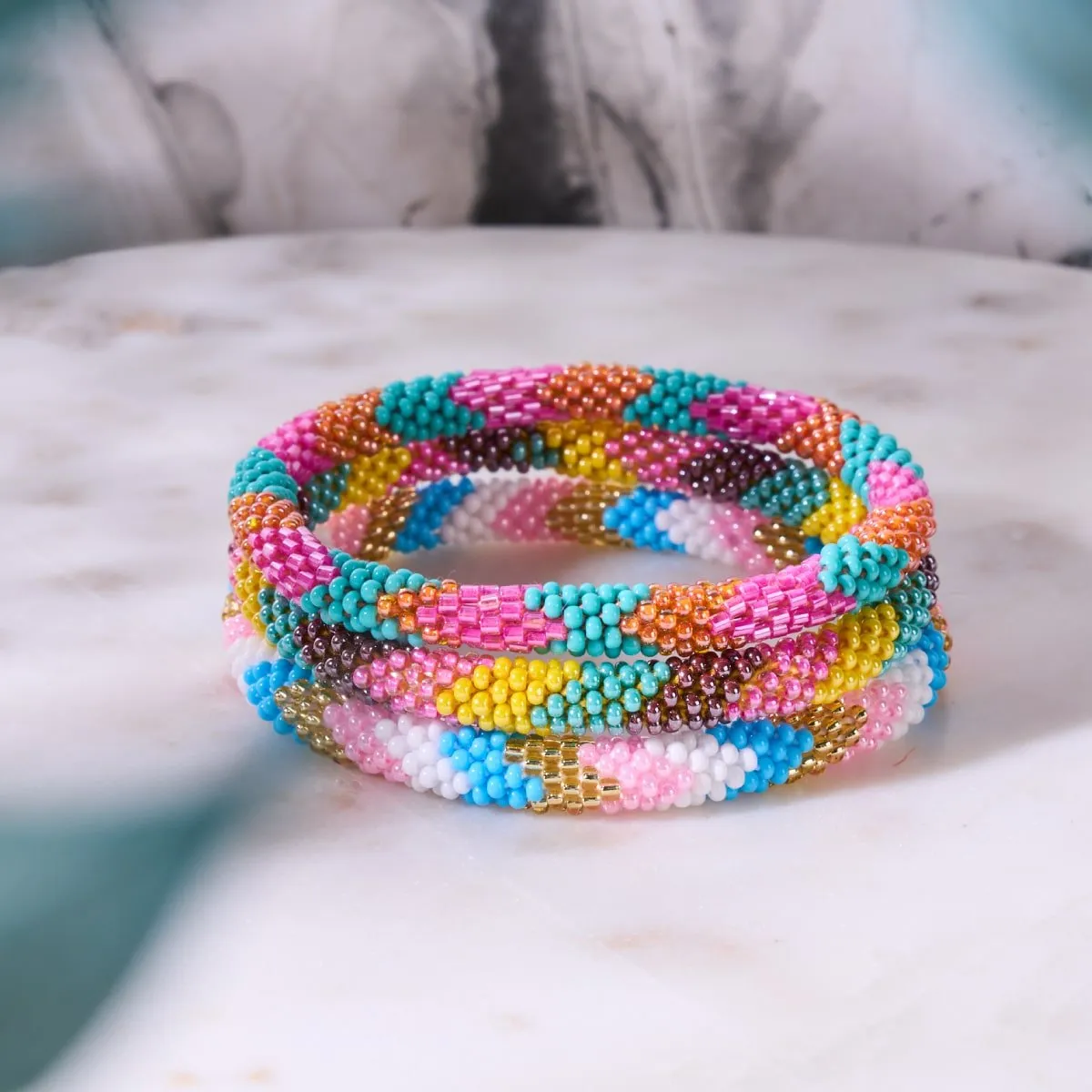 Jelly Candy | Himalayan Glass Bead Bracelet
