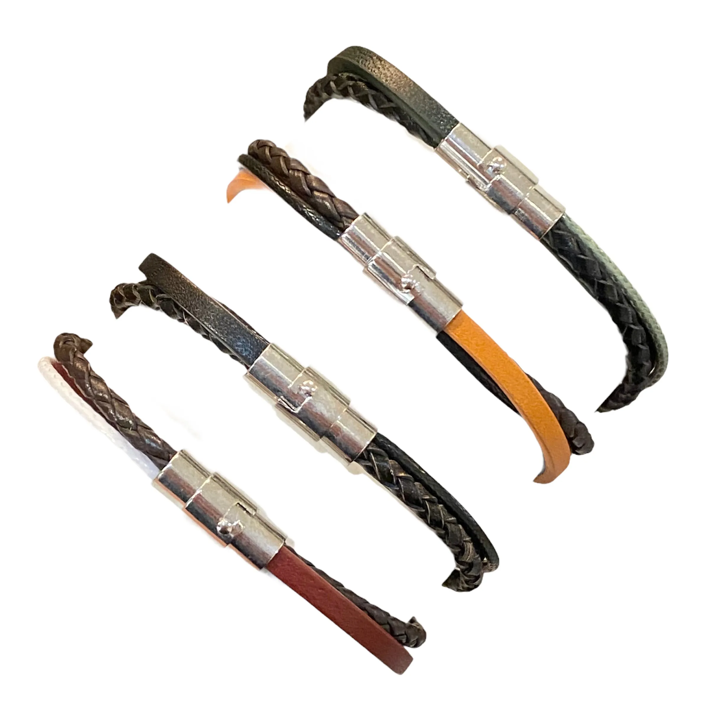 Karen Roman Bar Leather Bracelet