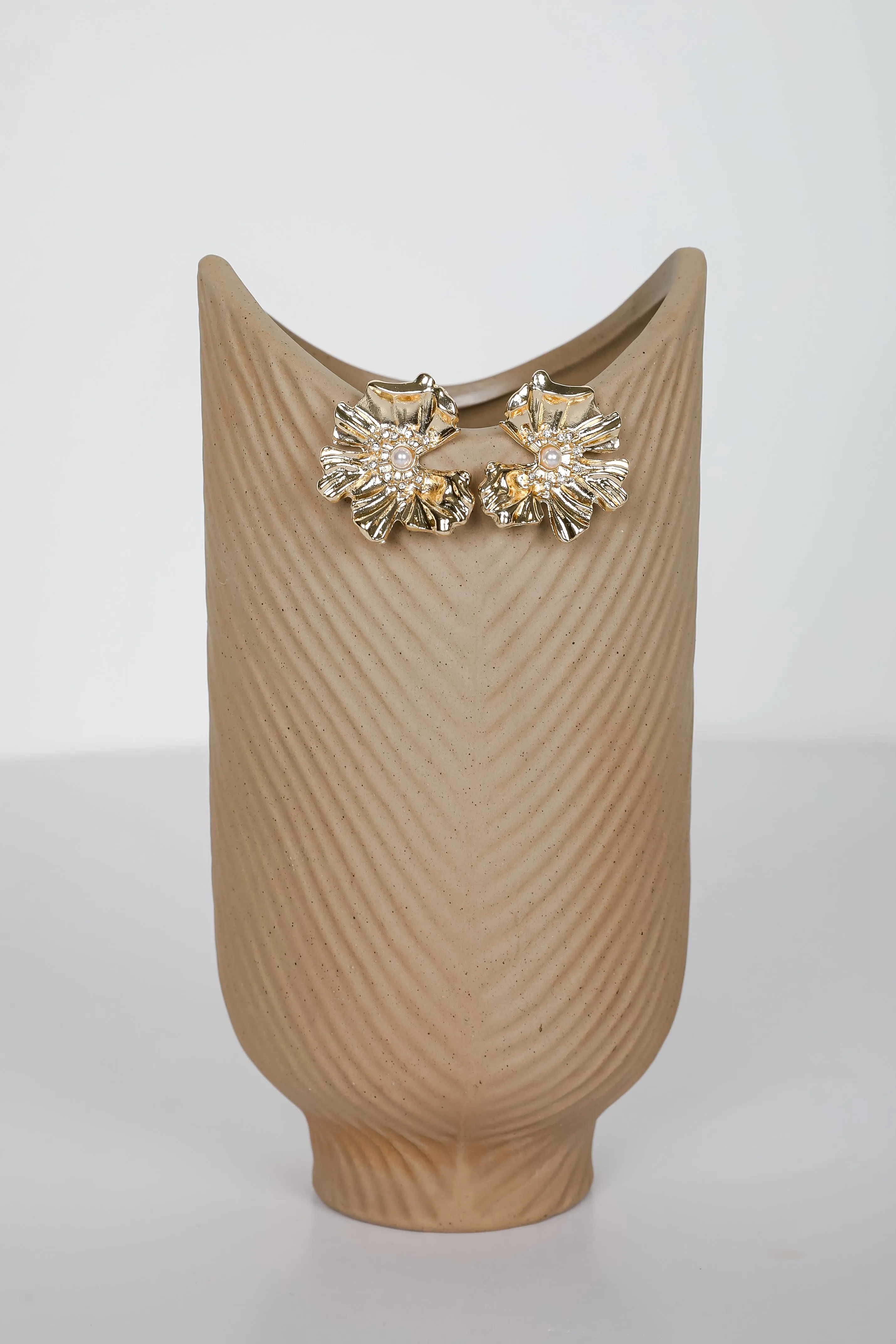 Kaylee Gold Statement Earrings