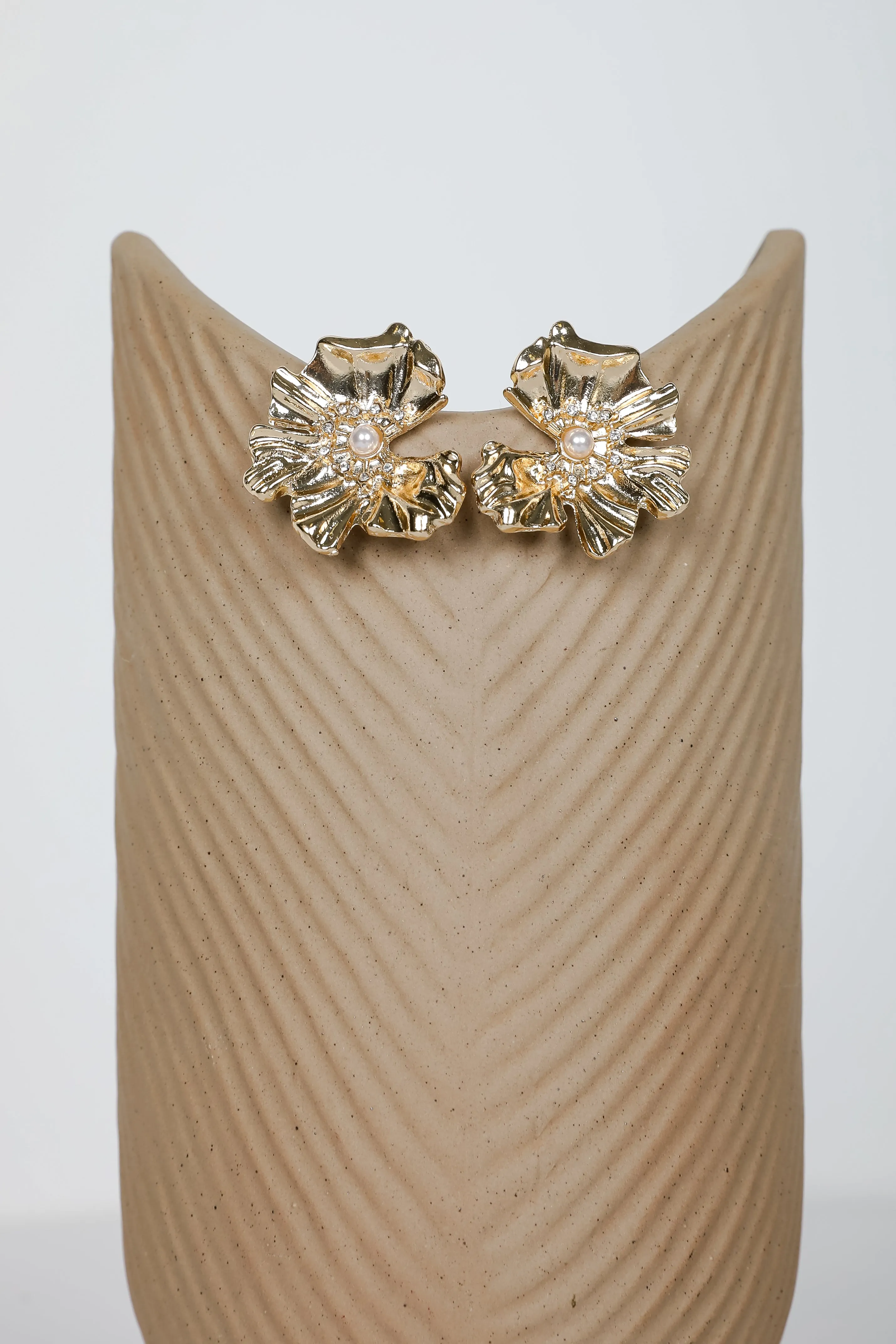 Kaylee Gold Statement Earrings