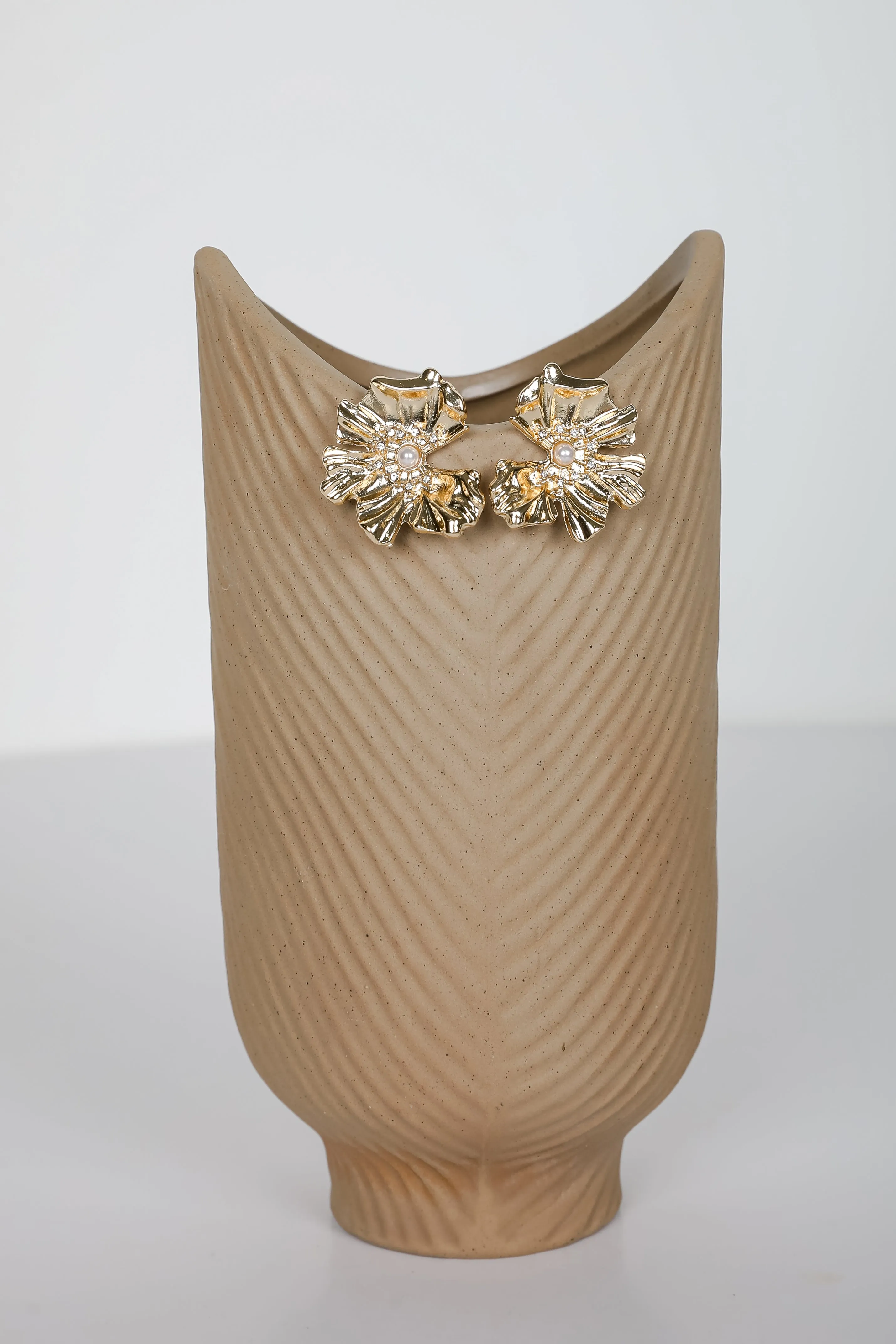 Kaylee Gold Statement Earrings