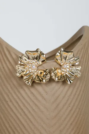 Kaylee Gold Statement Earrings