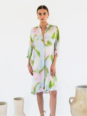 Kerala Satin TENCEL™ Dress | Dreamy Print