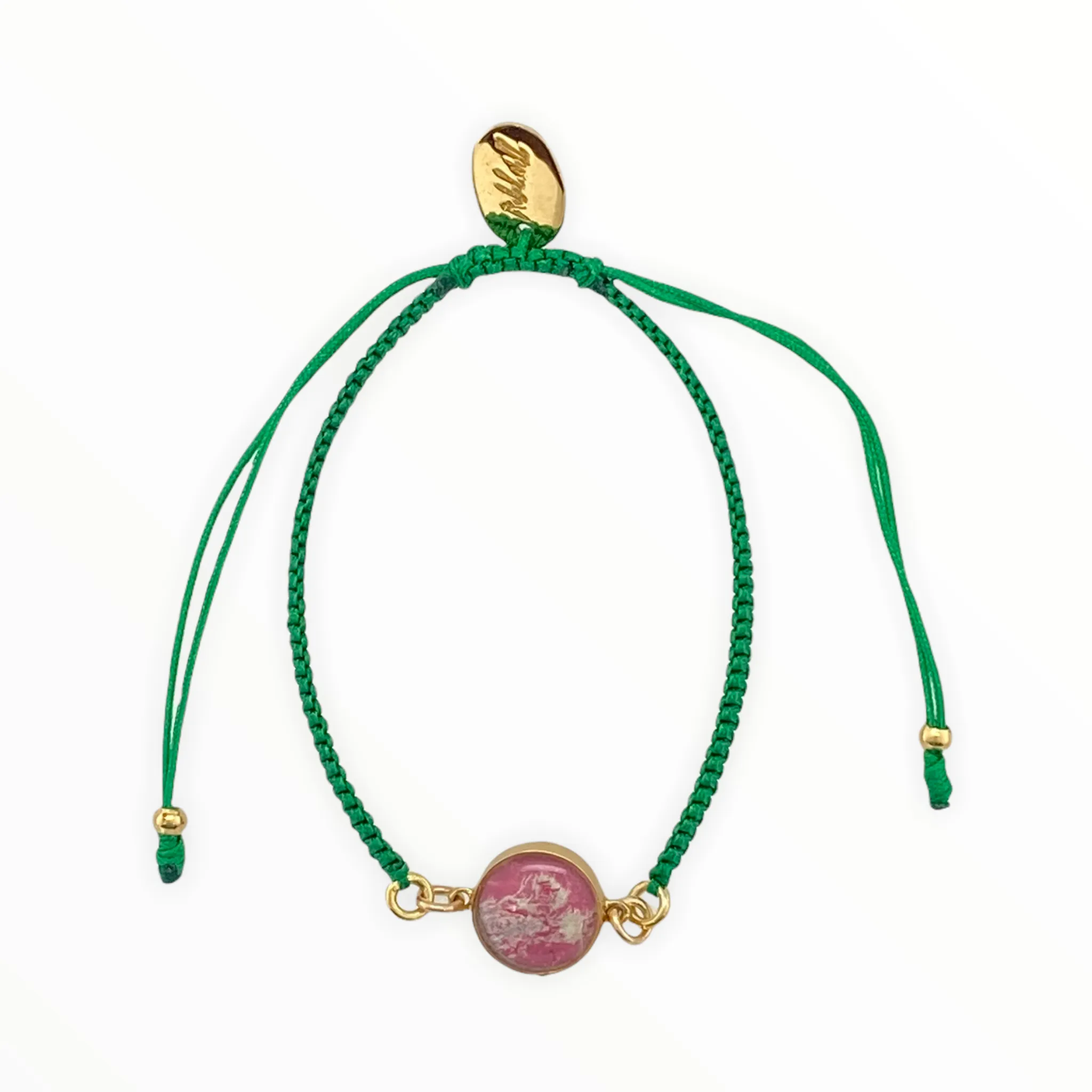 Kid's Taylor Bracelet | Gold | Green