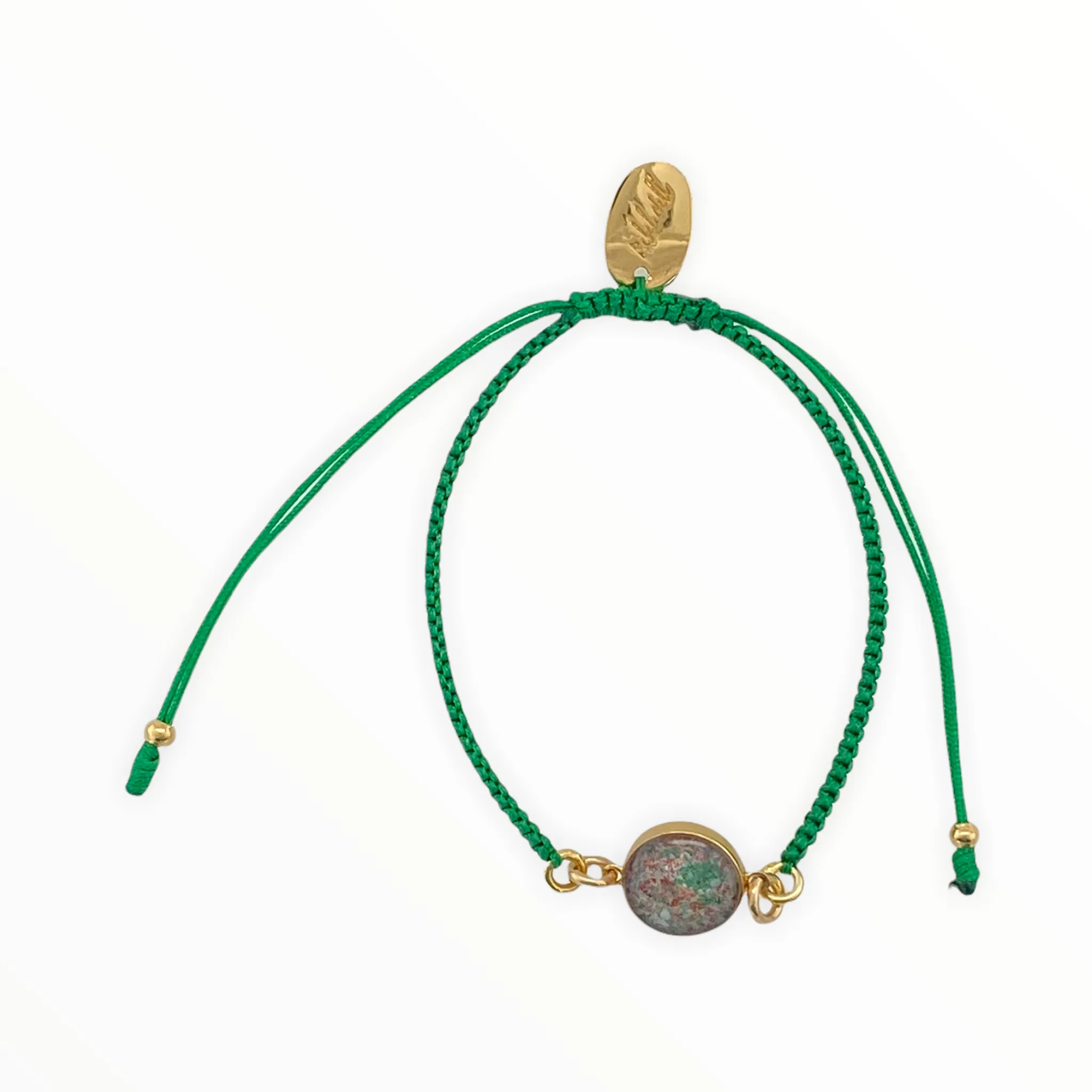 Kid's Taylor Bracelet | Gold | Green