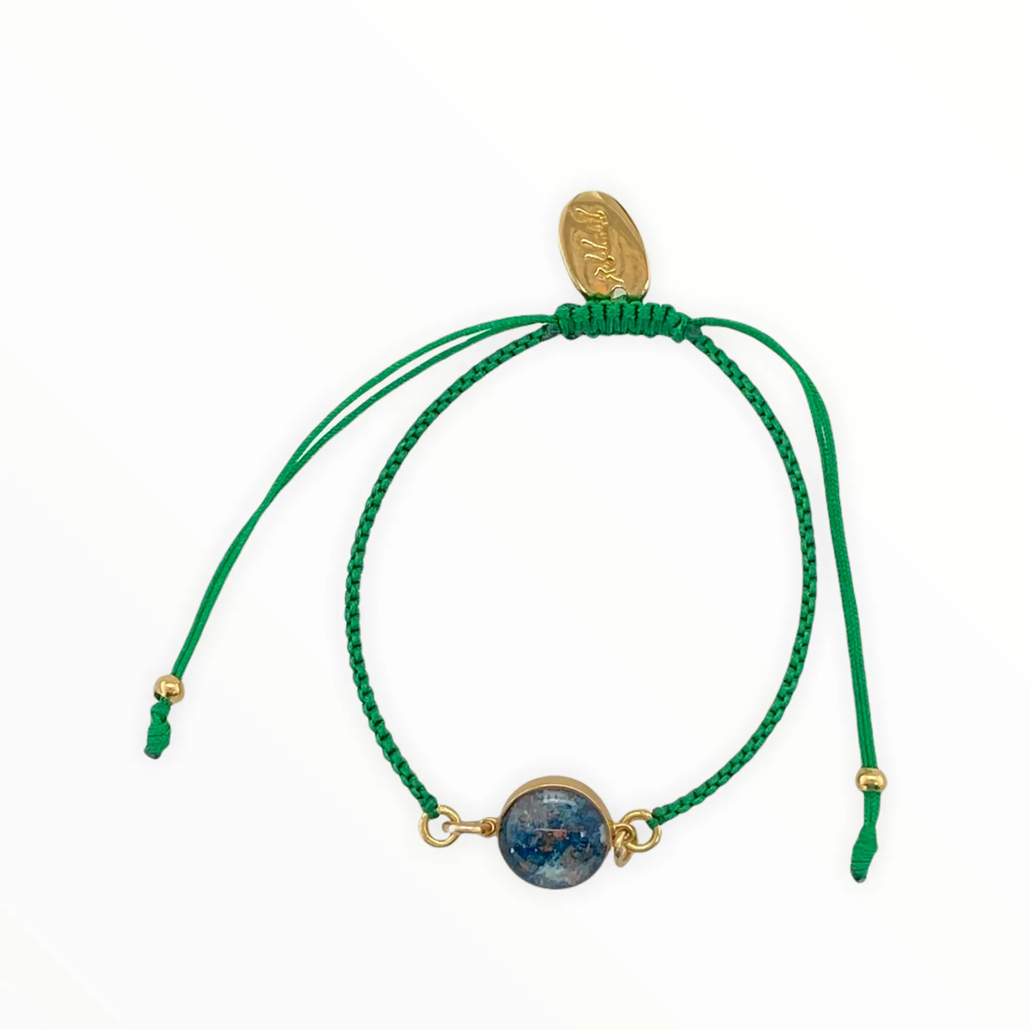Kid's Taylor Bracelet | Gold | Green